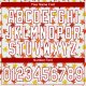 Men's Custom White White-Red 3D Pattern Design "Autumn Leaves" Authentic Baseball Jersey