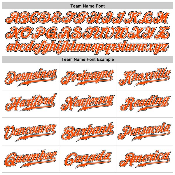 Men's Custom White Orange Pinstripe Orange-Black Authentic Baseball Jersey
