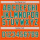 Men's Custom Stitched Orange Aqua-White Sports Pullover Sweatshirt Hoodie