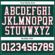 Men's Custom Hunter Green White-Red Authentic Throwback Basketball Jersey