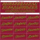 Men's Custom Crimson Black-Gold Performance T-Shirt