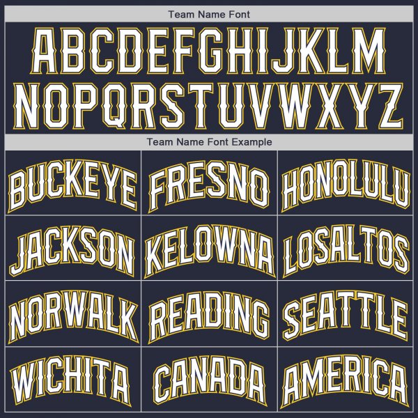 Men's Custom Stitched Navy Gold-White Sports Pullover Sweatshirt Hoodie