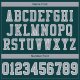 Men's Custom Midnight Green Gray-White Mesh Authentic Football Jersey